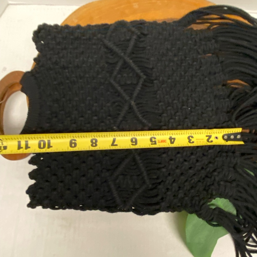 Danielle Nicole Woven Boho Macrame Tote Shoulder … - image 7